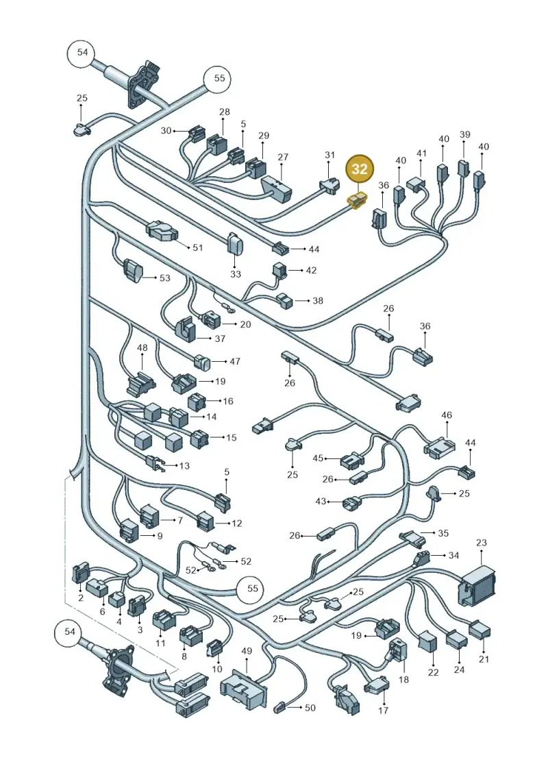 4E0972586 — SEAT Altea XL Reference (2013-2013) diagram 418971840, position 32