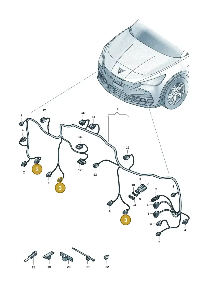 4F0973703 — SEAT Tavascan Cupra (2023-) diagram 20h971000, position 3