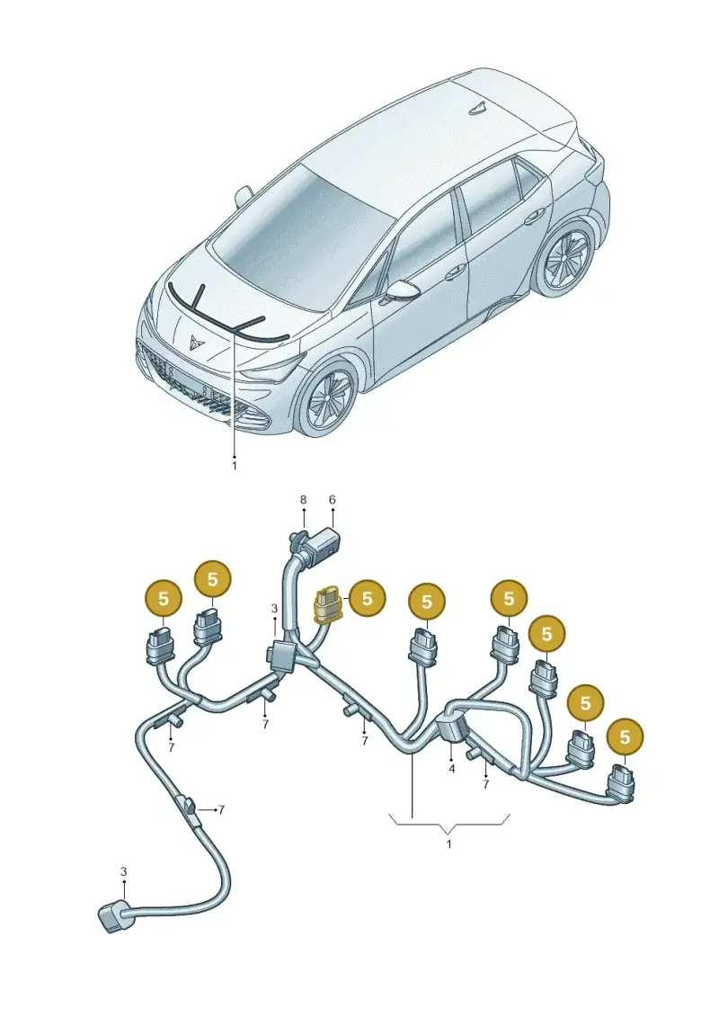 4F0973704 — SEAT EBoost CUPRA (2021-) diagram 10s971015, position 5