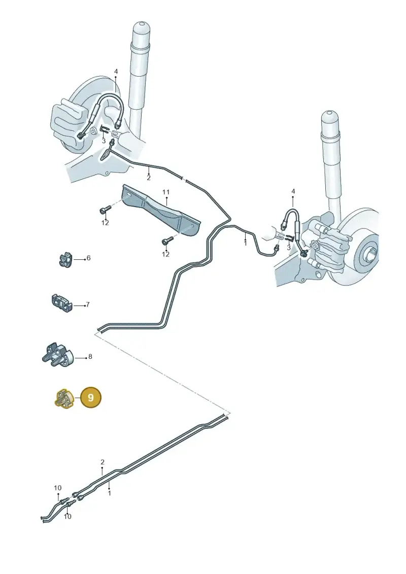 4G0611853 — SEAT Formentor TSI CUPRA (2020-) diagram 745611350, position 9