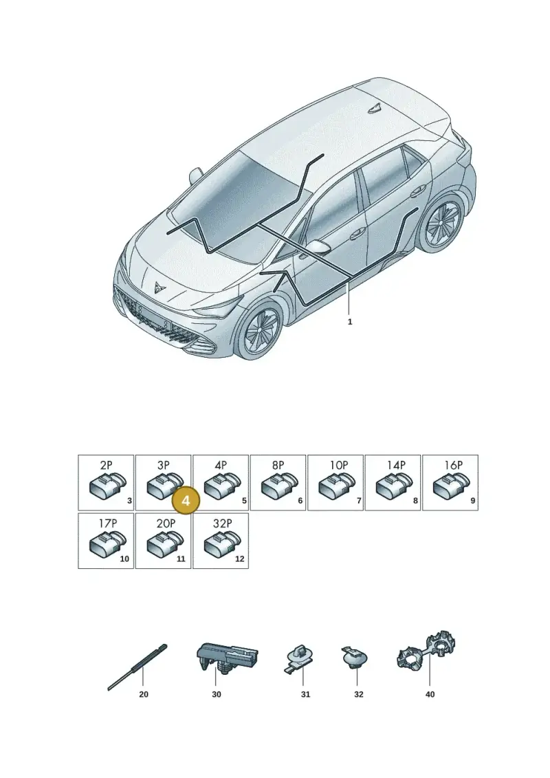 4H0973703 — SEAT EBoost CUPRA (2021-) diagram 10s972000, position 4