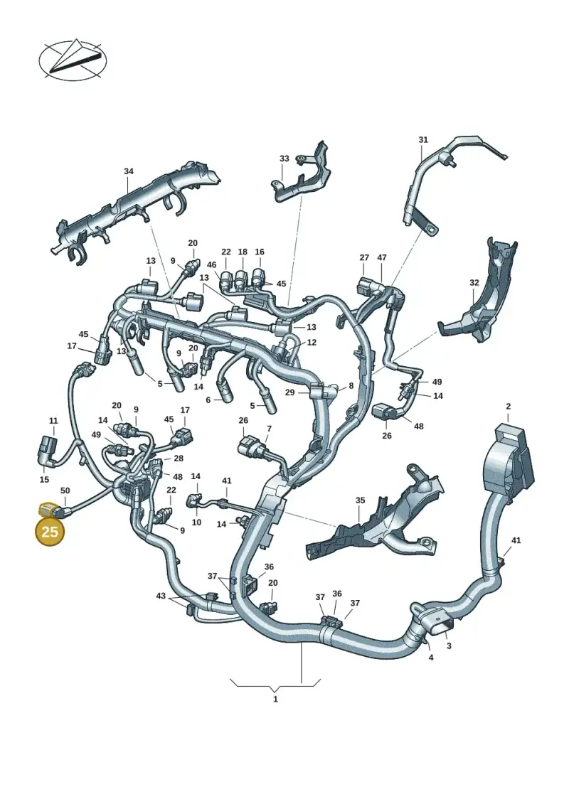 4H0973704A — SEAT Formentor TSI CUPRA (2020-) diagram 5h0971016, position 25