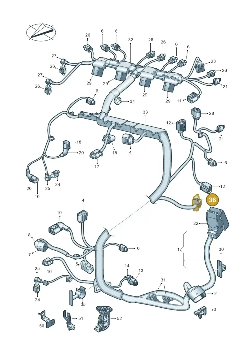 4H0973705 — SEAT Tarraco FR (2018-2024) diagram 793971110, position 36