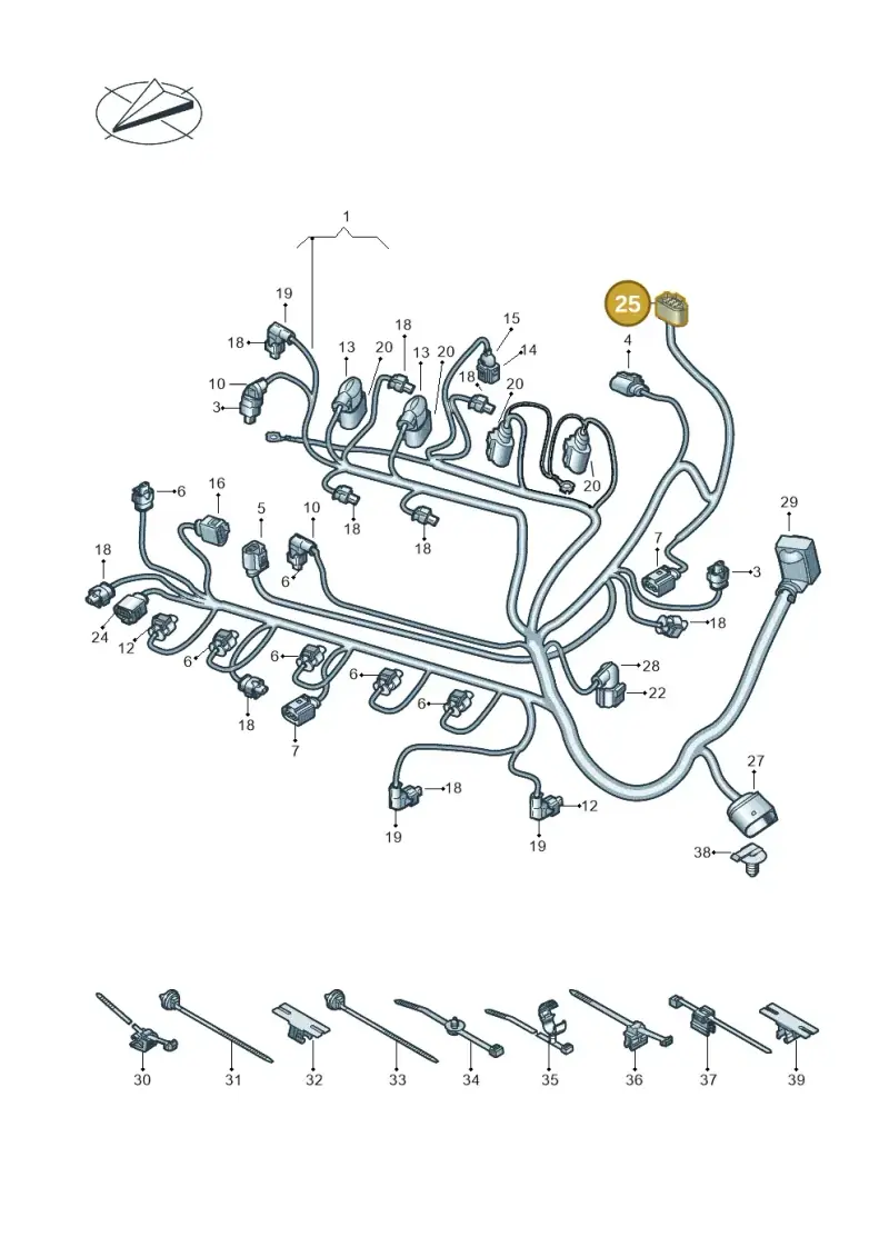 4H0973713B — SEAT Leon style (2019-) diagram 5h0971010, position 25