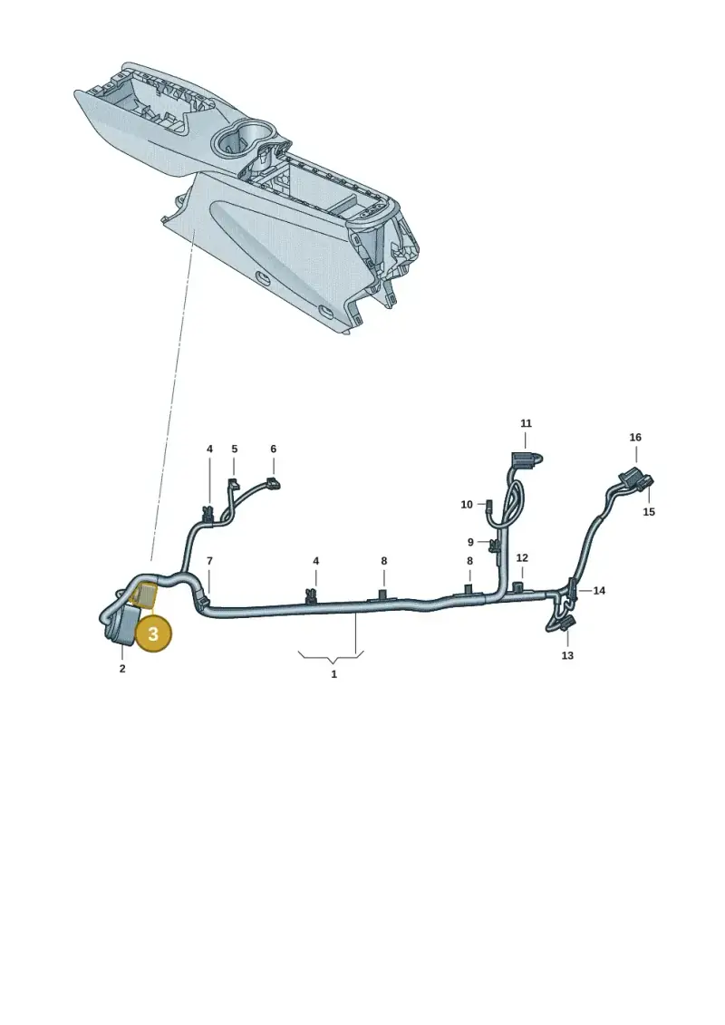 4H0973714 — SEAT Tavascan Cupra (2023-) diagram 20h971030, position 3