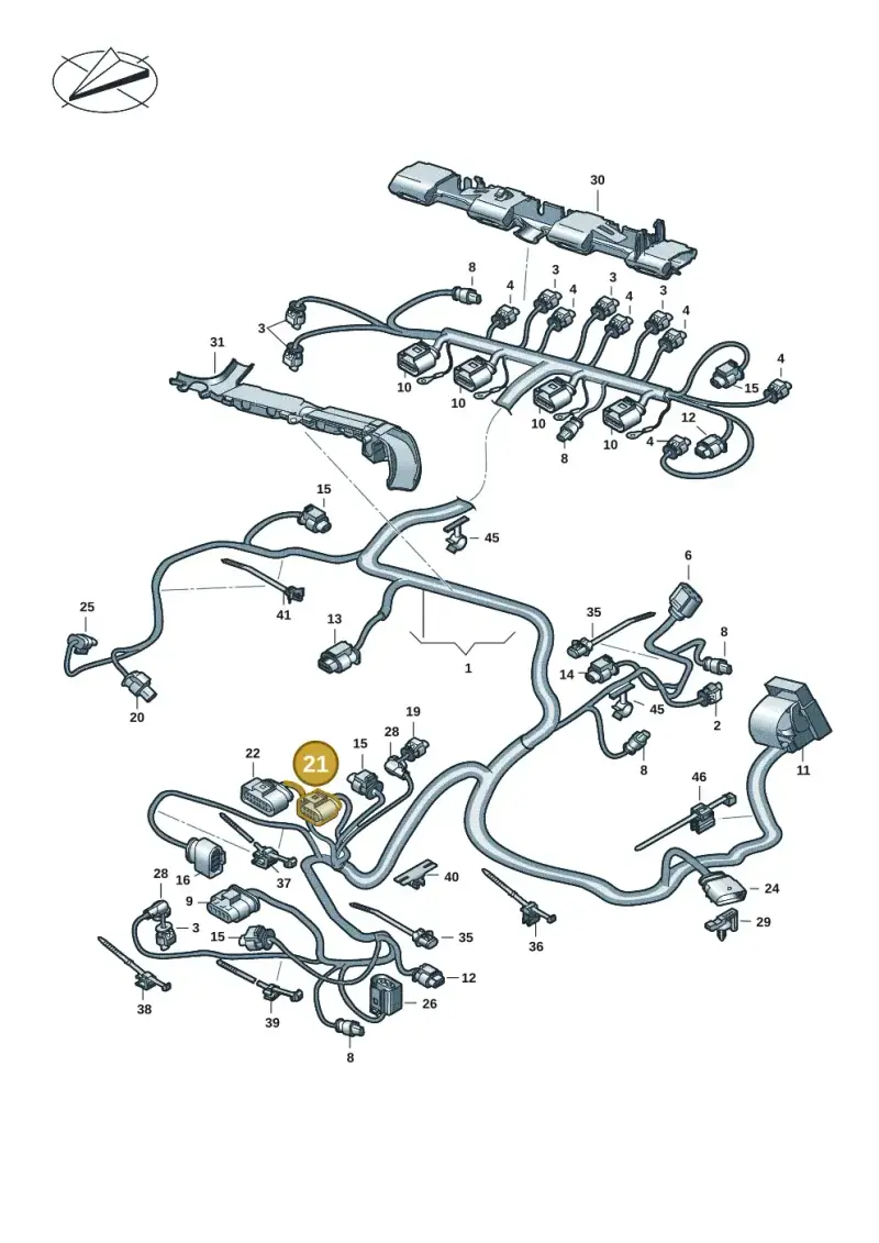4H0973714B — SEAT Formentor TSI CUPRA (2020-) diagram 5h0971018, position 21