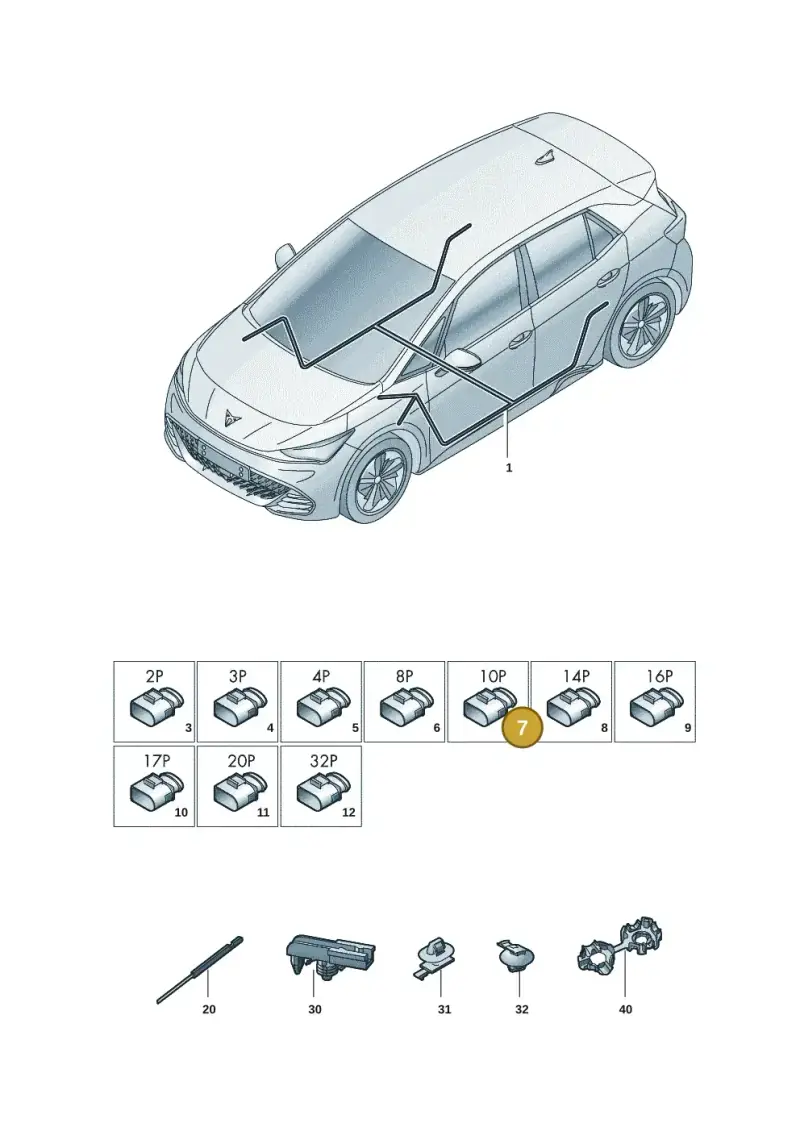 4H0973715A — SEAT EBoost CUPRA (2021-) diagram 10s972000, position 7