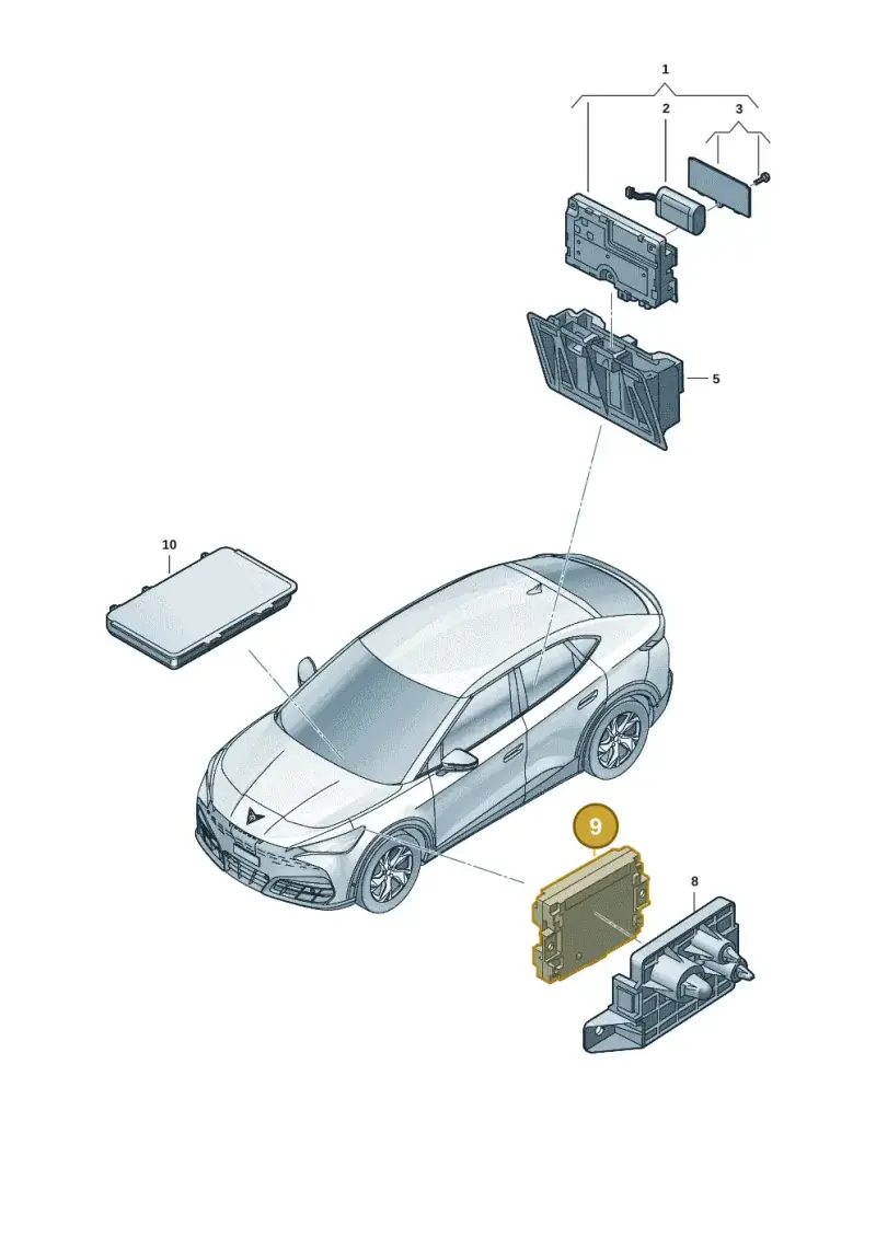 4K0035456 — SEAT Tavascan Cupra (2023-) diagram 20h035060, position 9