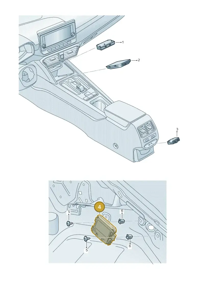 4K0035456 — SEAT Formentor TSI CUPRA (2020-) diagram 5fn035040, position 4
