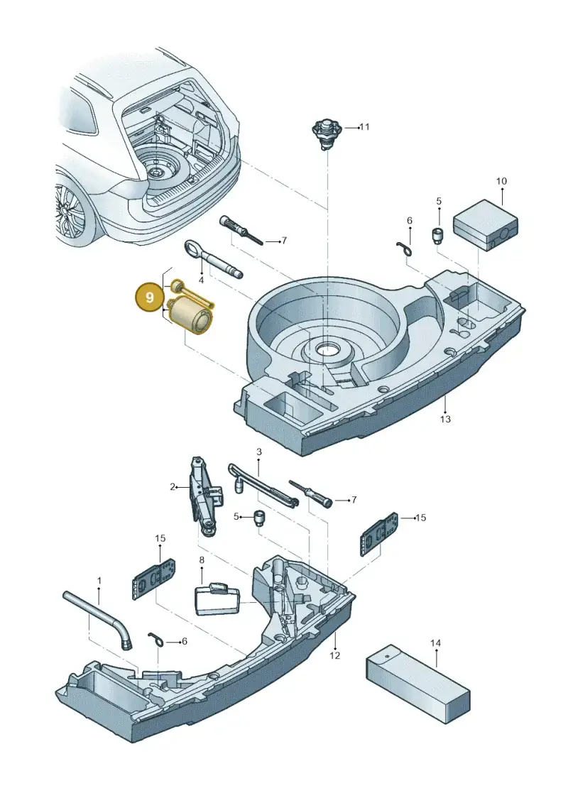 4L0012619D — SEAT Tarraco FR (2018-2024) diagram 833012000, position 9