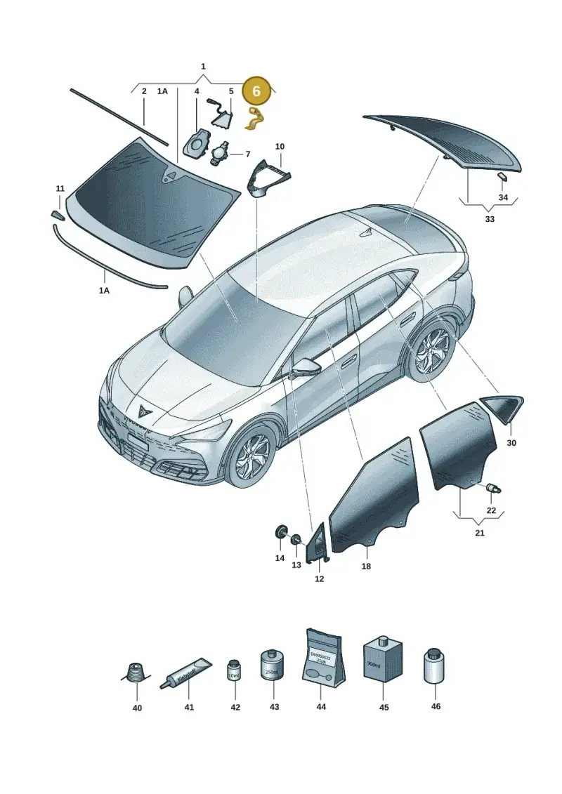 4L0907671 — SEAT Tavascan Cupra (2023-) diagram 20h845000, position 6