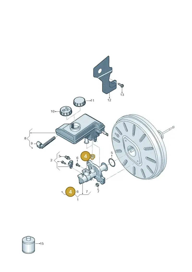 4M0611817 — SEAT Formentor TSI CUPRA (2020-) diagram 890611110, position 4