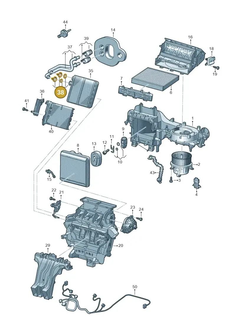 4M0898037B — SEAT Arona FR (2017-) diagram 837820100, position 38
