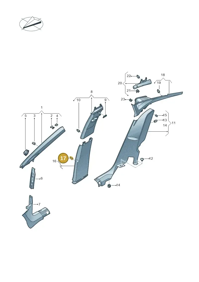 510867276A — SEAT Tavascan Cupra (2023-) diagram 20h867065, position 17