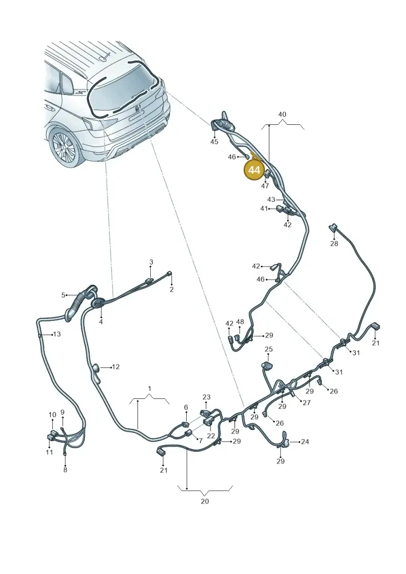 510971848D — SEAT Arona FR (2017-) diagram 471972800, position 44