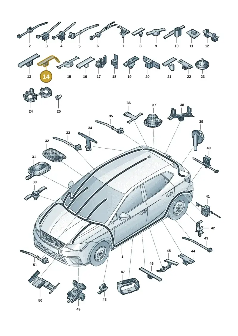 510971848D — SEAT Arona FR (2017-) diagram 835971081, position 14