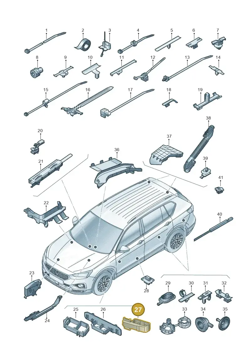 517971845A — SEAT Tarraco FR (2018-2024) diagram 591971083, position 27