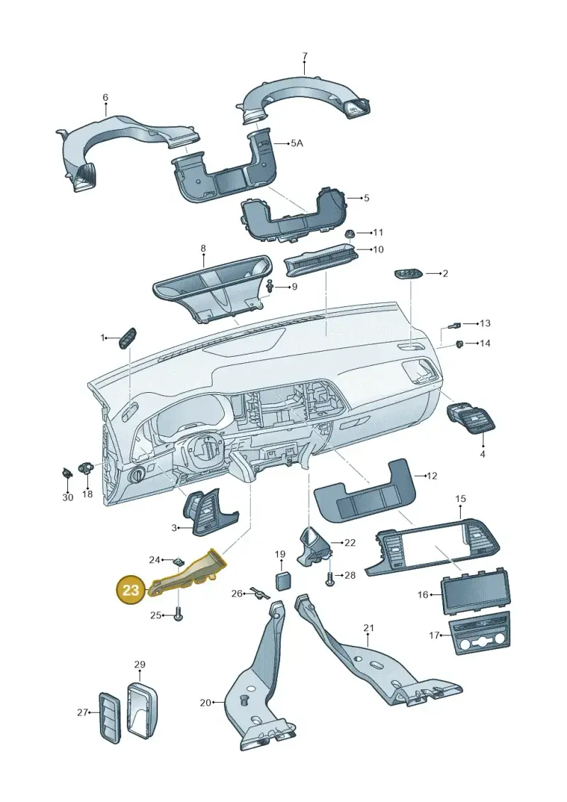 518819151 — SEAT Ateca Style (2016-) diagram 893819300, position 23