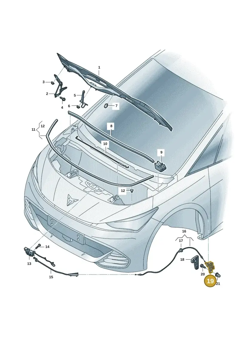 518823633B — SEAT EBoost CUPRA (2021-) diagram 10s823000, position 19