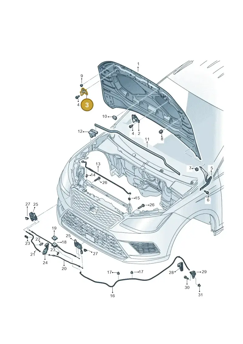 565823186 — SEAT Arona FR (2017-) diagram 471823000, position 3