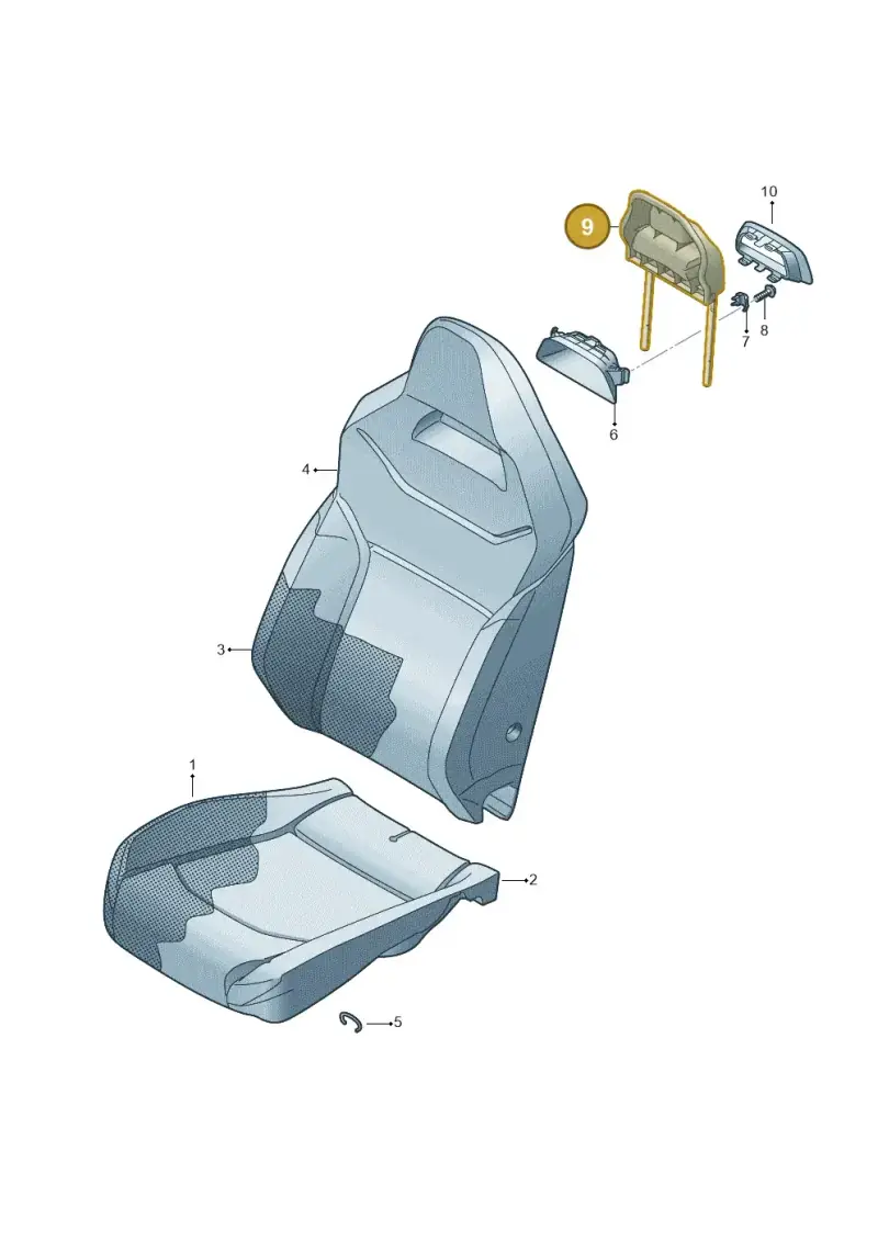 565881914A — SEAT EBoost CUPRA (2021-) diagram 591881075, position 9
