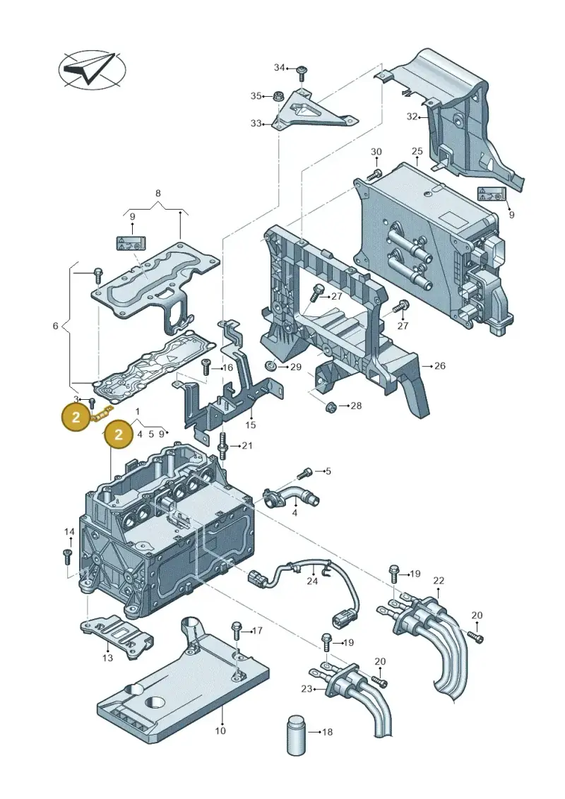 5C0915463 — SEAT Tarraco FR (2018-2024) diagram 597907080, position 2