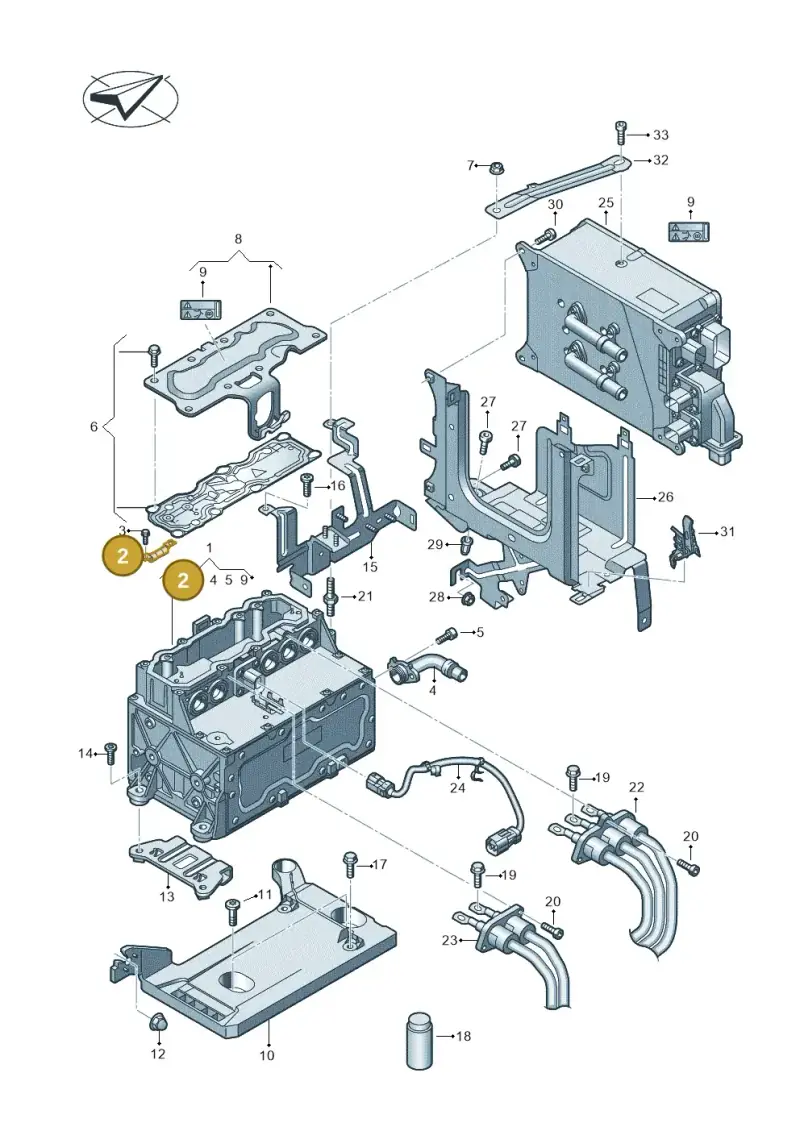 5C0915463 — SEAT Formentor TSI CUPRA (2020-) diagram 793907800, position 2