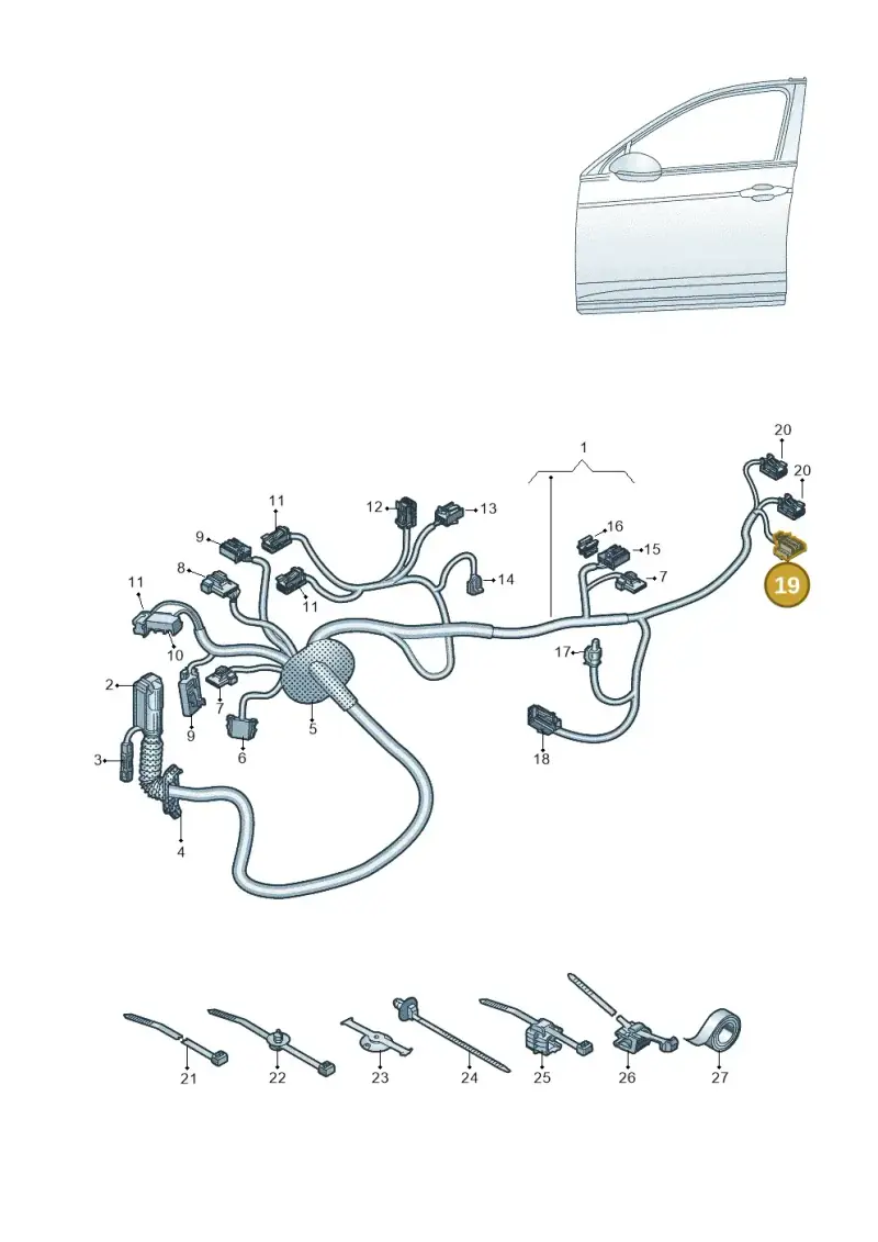 5C0971974 — SEAT Tavascan Cupra (2023-) diagram 20h972033, position 19