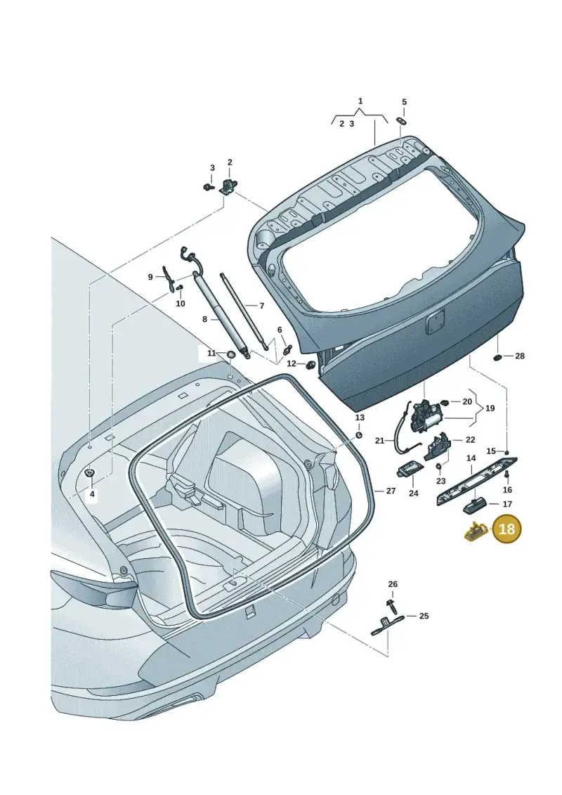 5E3827566A — SEAT Formentor TSI CUPRA (2020-) diagram 5ff827000, position 18