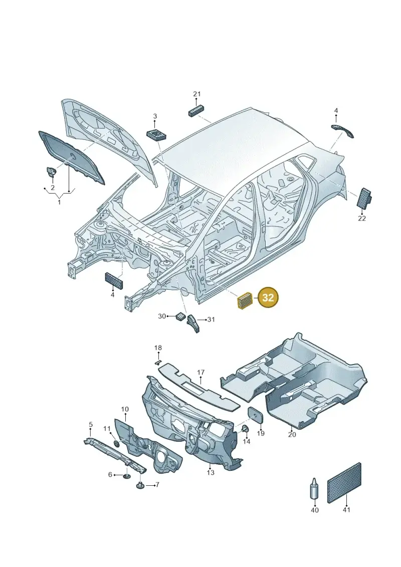 5F0864721A — SEAT Arona (2017-) diagram 835863200, position 32