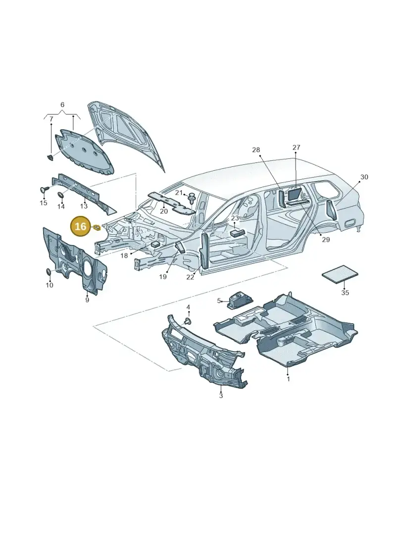 5F0864725 — SEAT CUPRA Formentor (2020-) diagram 763863200, position 16