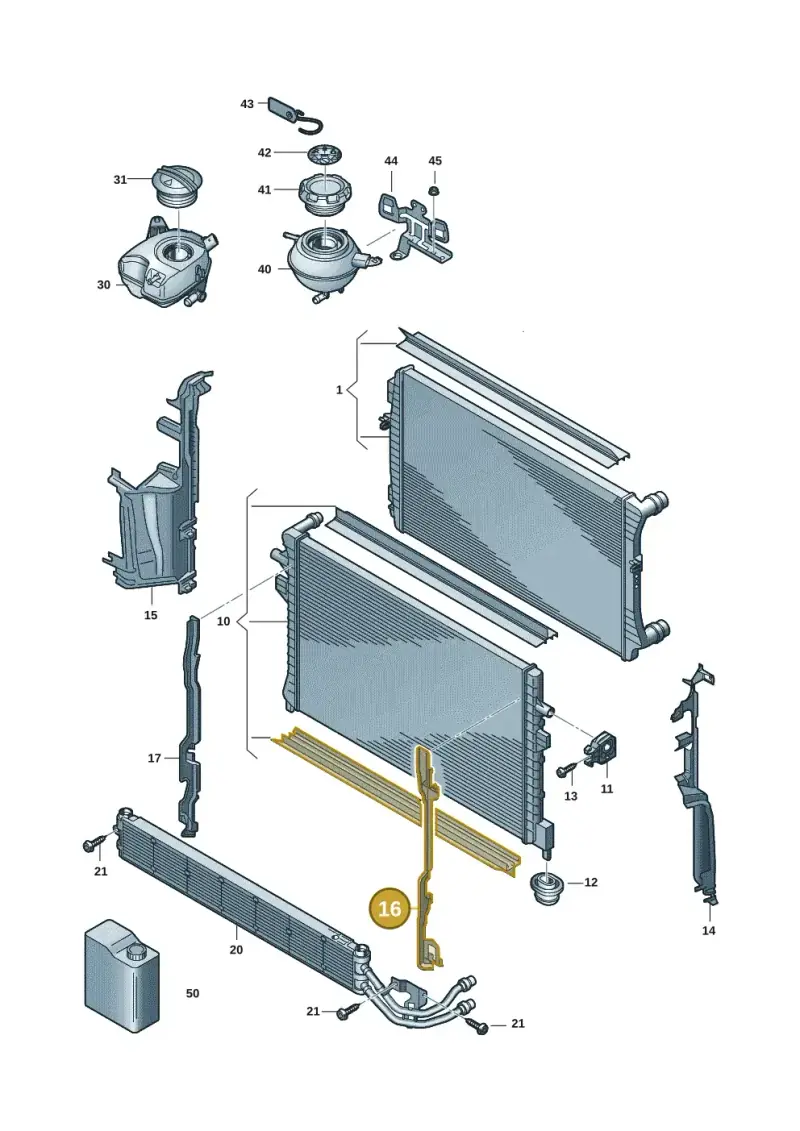 5FA121331 — SEAT Leon (2019-) diagram 596121127, position 16