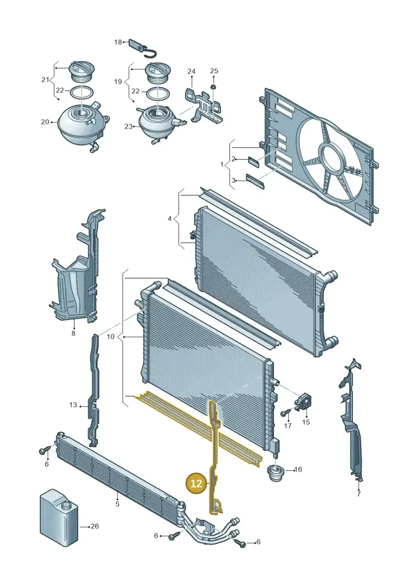 5FA121331 — SEAT Leon (2019-) diagram 746121870, position 12