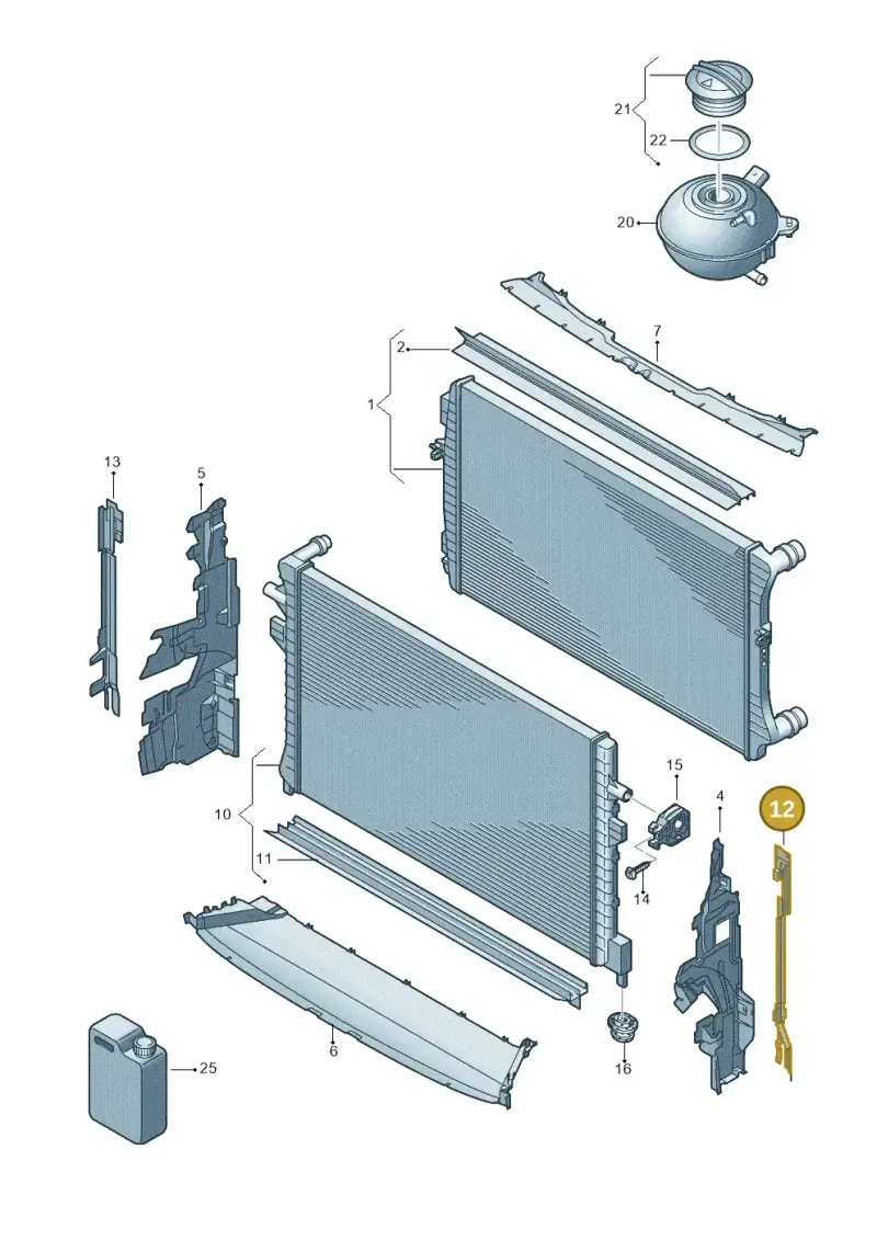 5FA121331 — SEAT Leon (2019-) diagram 884122080, position 12