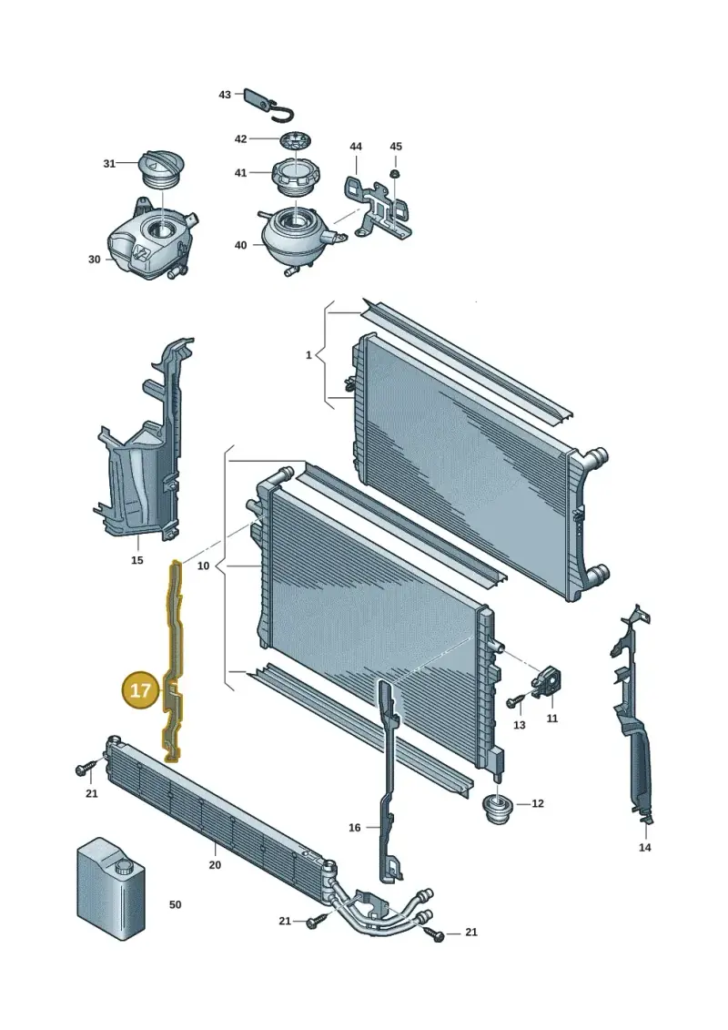 5FA121332 — SEAT Leon (2019-) diagram 596121127, position 17