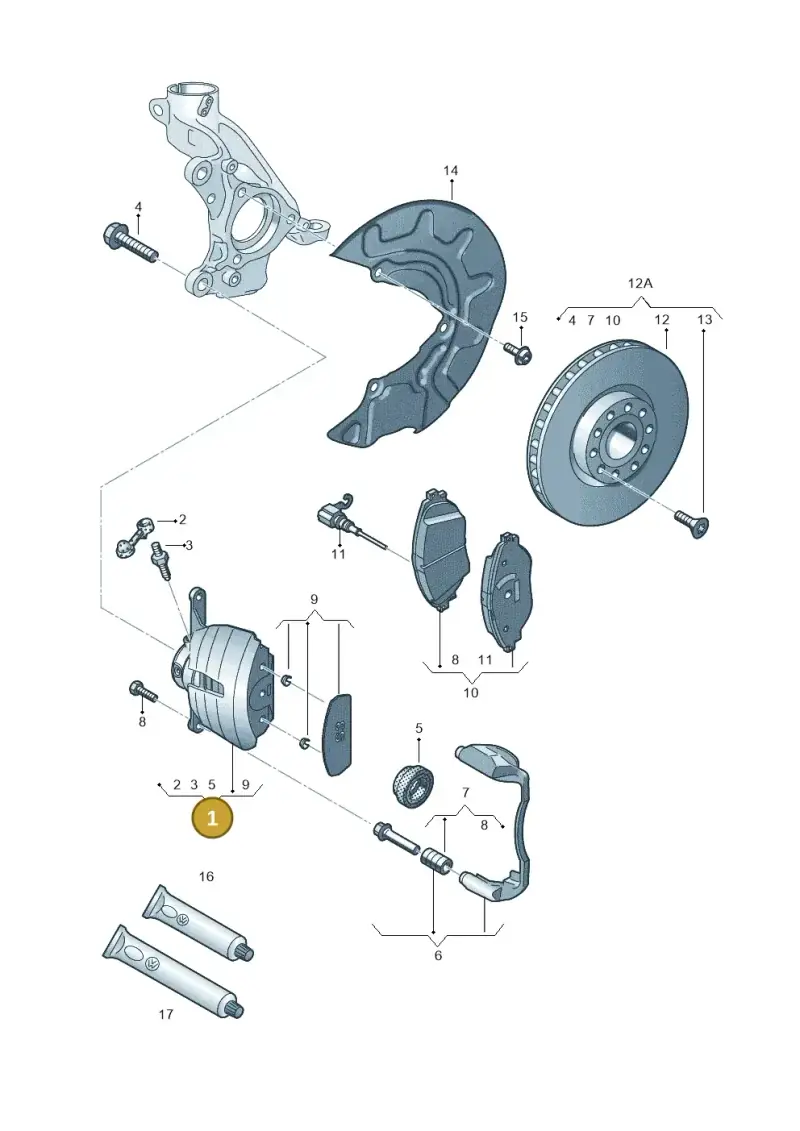 5FA615123 — SEAT CUPRA Formentor (2020-) diagram 745615500, position 1