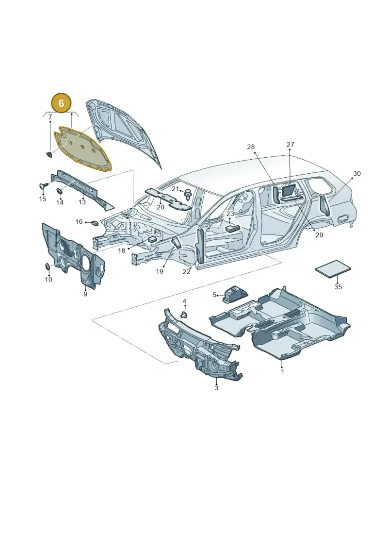 5FA863831 — SEAT CUPRA Formentor (2020-) diagram 763863200, position 6