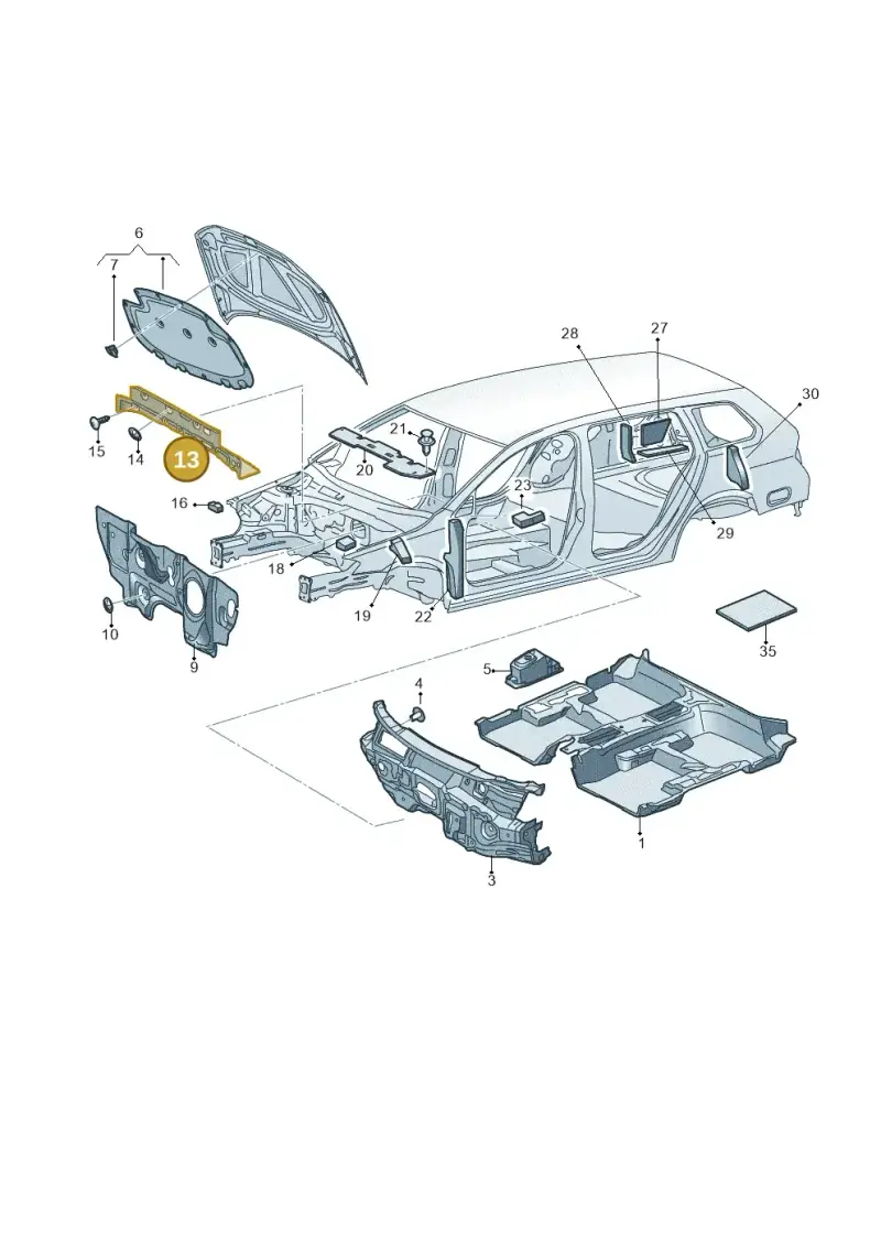 5FA863993C — SEAT Leon (2019-) diagram 763863200, position 13