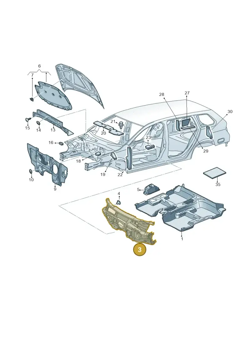 5FB863935F — SEAT CUPRA Formentor (2020-) diagram 763863200, position 3