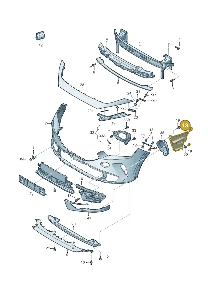 5FF8071619B9 — SEAT Formentor TSI CUPRA (2020-) diagram 5ff807000, position 18