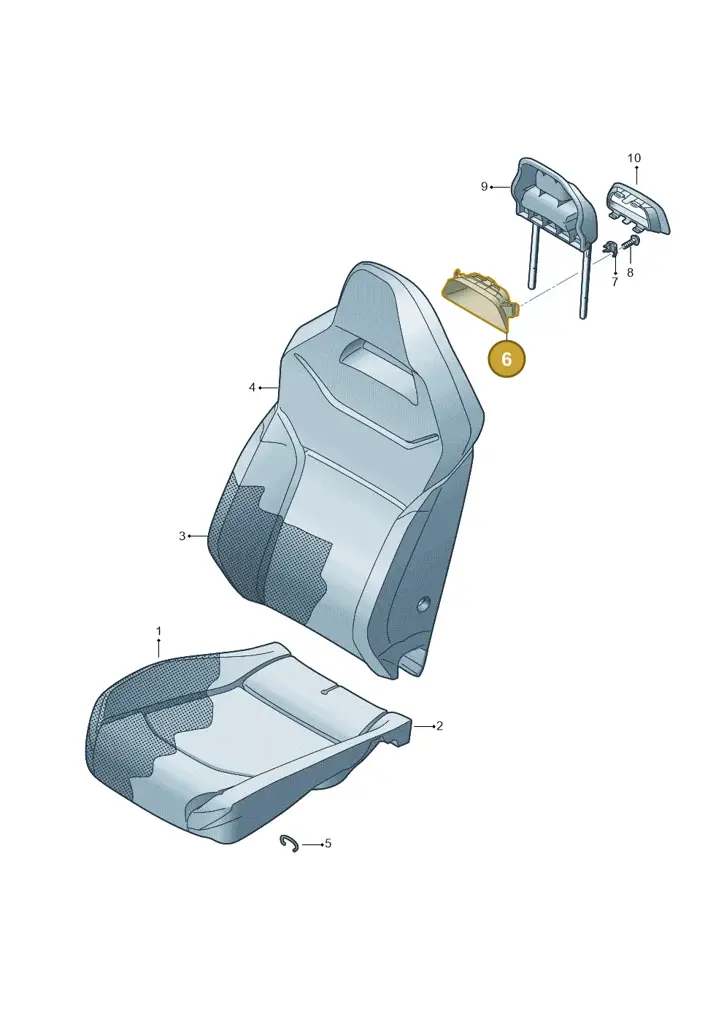 5FF8811819DG — SEAT Formentor TSI CUPRA (2020-) diagram 591881075, position 6