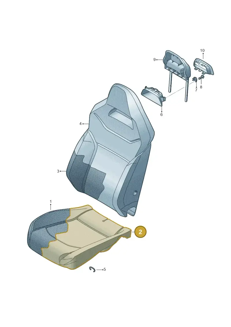 5FF881406FWXQ — SEAT CUPRA Formentor (2020-) diagram 591881075, position 2