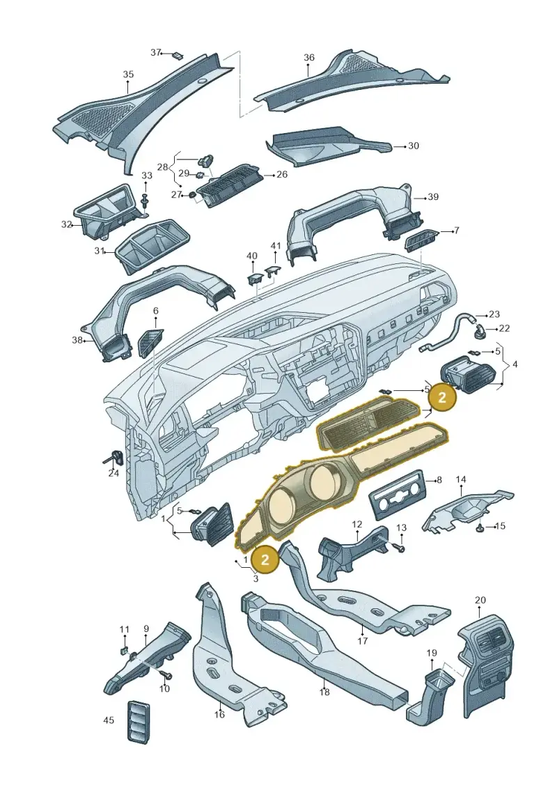 5FJ819110VUX — SEAT Tarraco (2018-2024) diagram 884819300, position 2
