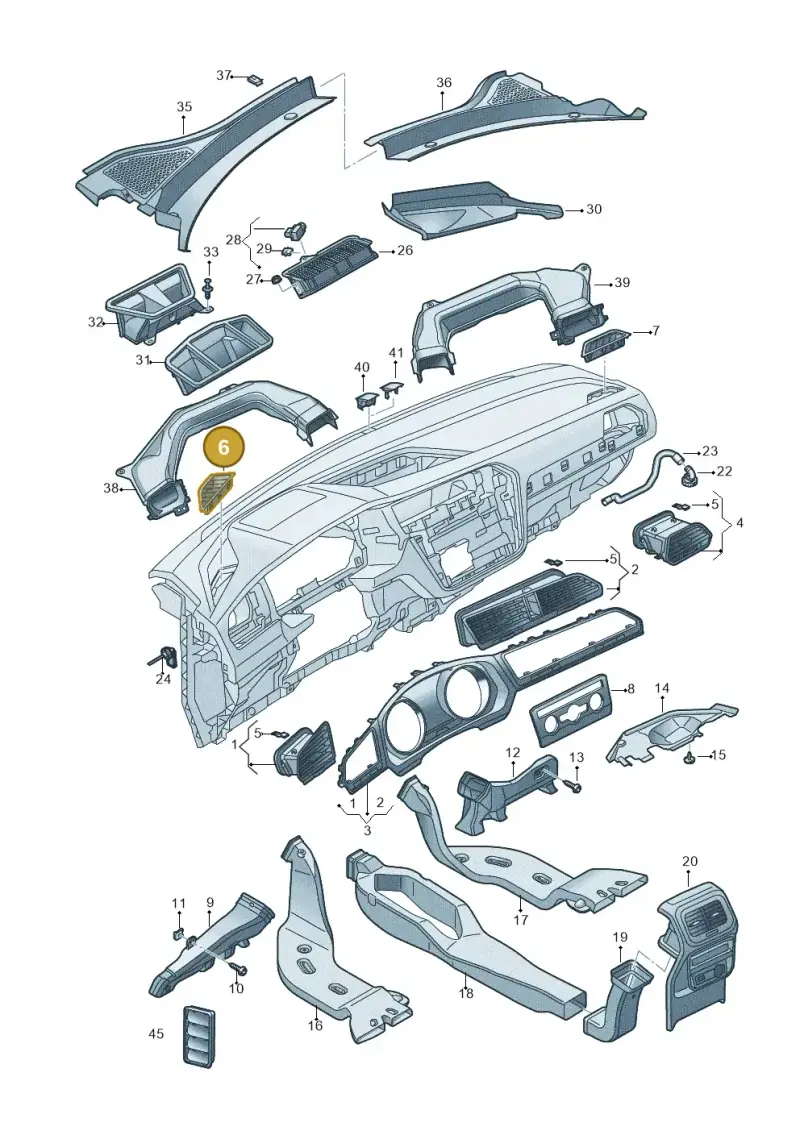 5FK81979381U — SEAT Tarraco (2018-2024) diagram 884819300, position 6