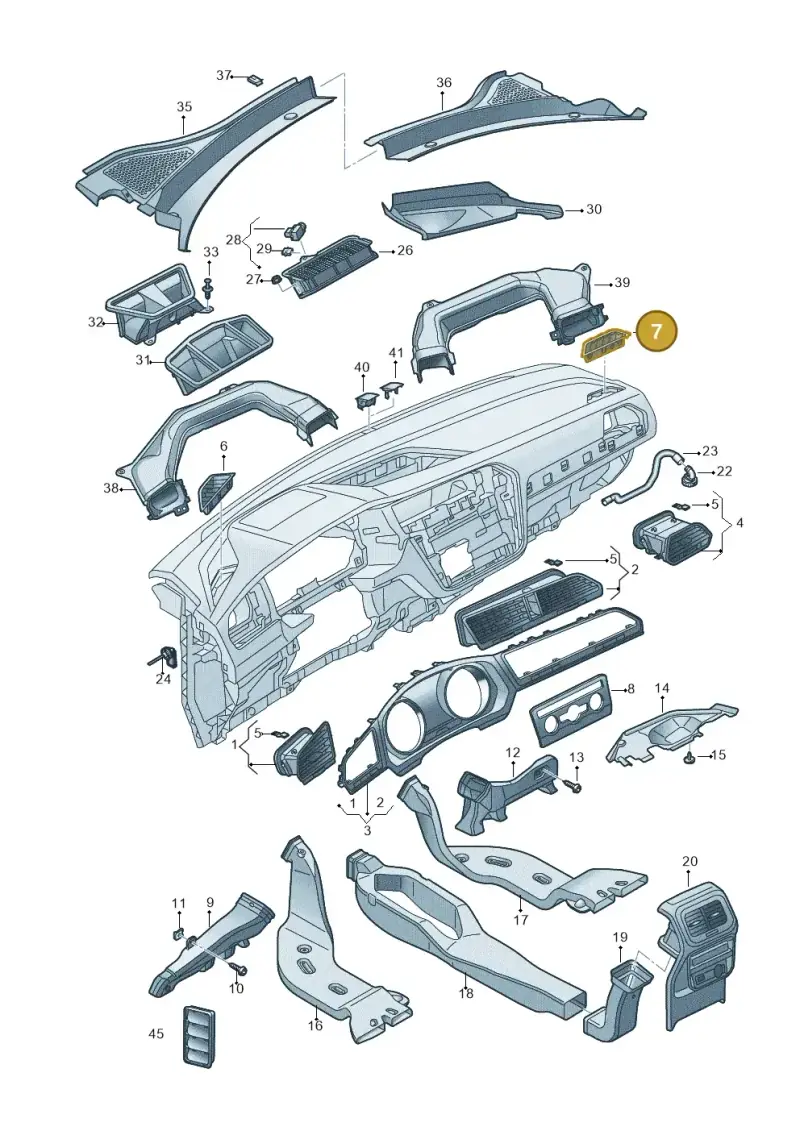 5FK81979481U — SEAT Tarraco (2018-2024) diagram 884819300, position 7