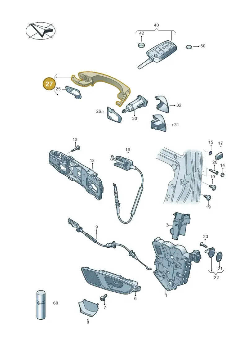 5G0837206P3FZ — SEAT Ateca Style (2016-) diagram 754837000, position 27