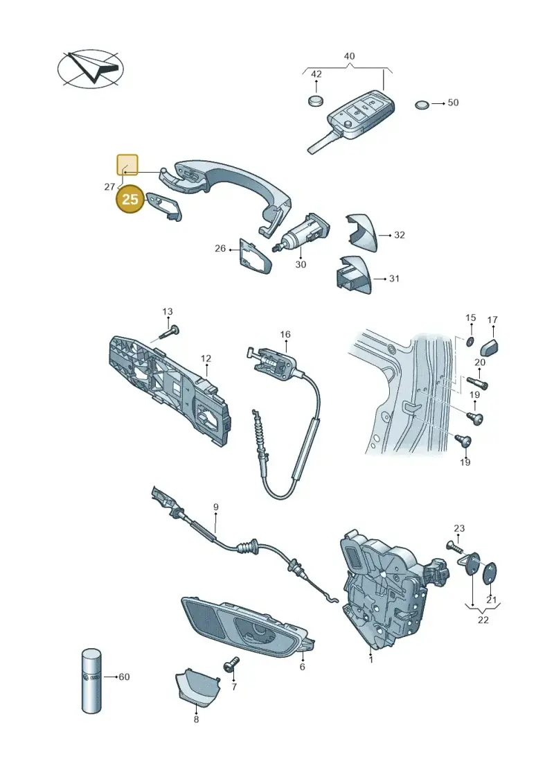 5G0837209B9B9 — SEAT Arona FR (2017-) diagram 893837000, position 25
