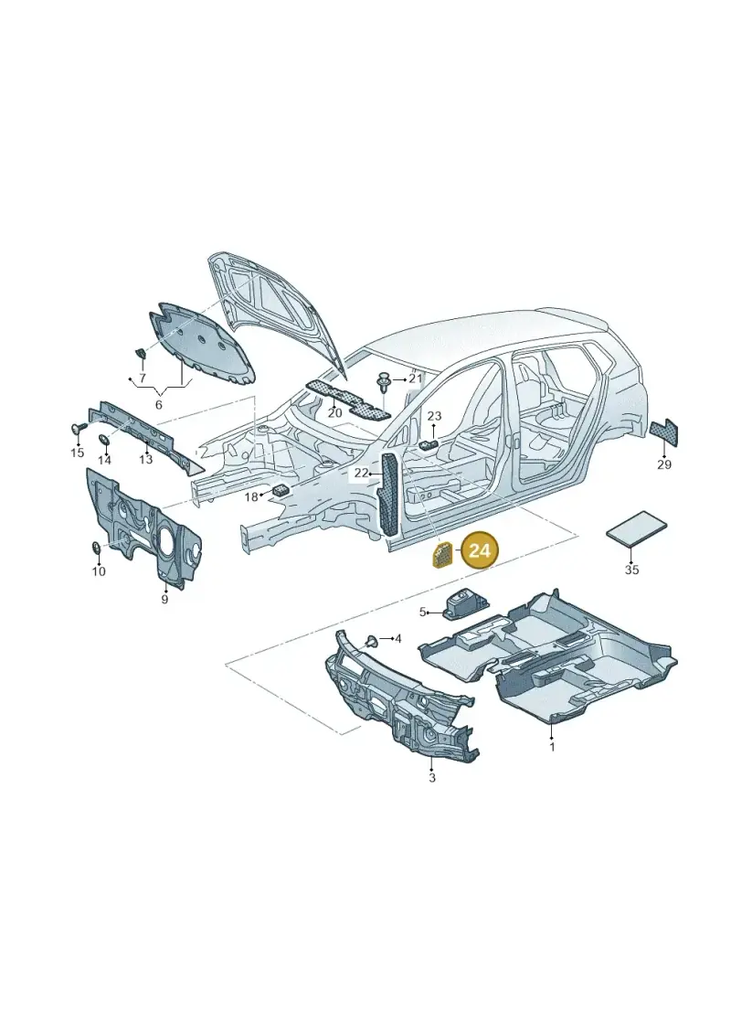 5G0863501A — SEAT Tarraco FR (2018-2024) diagram 780863200, position 24