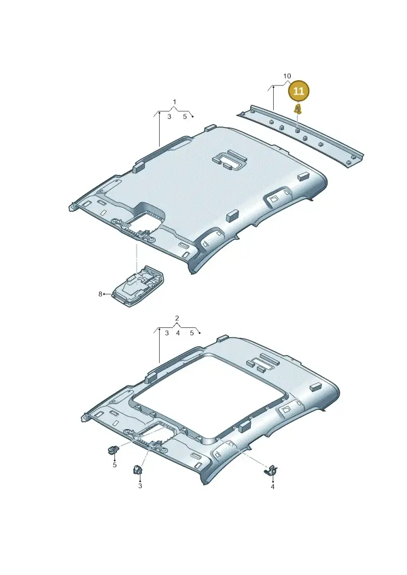 5G0867276 — SEAT EBoost CUPRA (2021-) diagram 10a867055, position 11