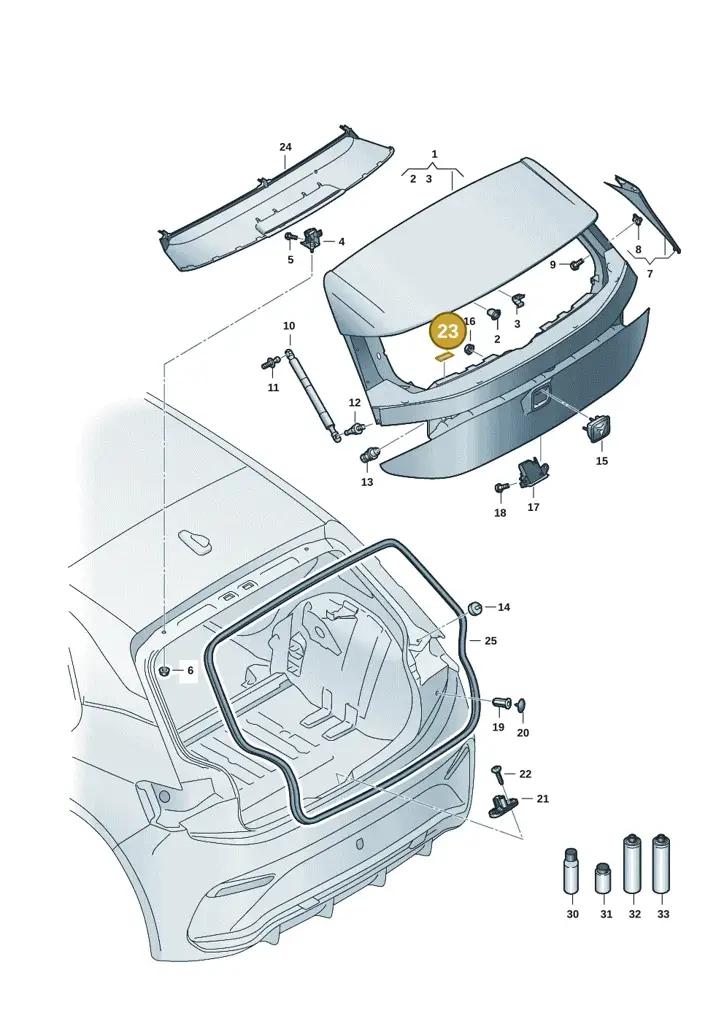 5G0867290 — SEAT EBoost CUPRA (2021-) diagram 10s827000, position 23